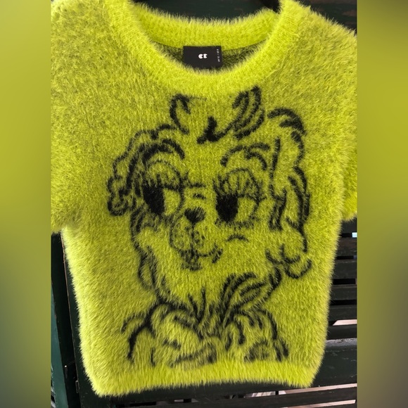 Lazy Oaf x Gentle Thrills ~ Fluffy Doggy Knitted Top size 8 US / 12 UK NWOT - Picture 2 of 10
